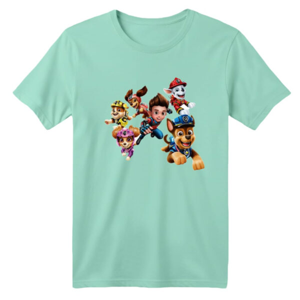 تی شرت آستین کوتاه بچگانه مدل سگ نگهبان کد 11 رنگ سبز