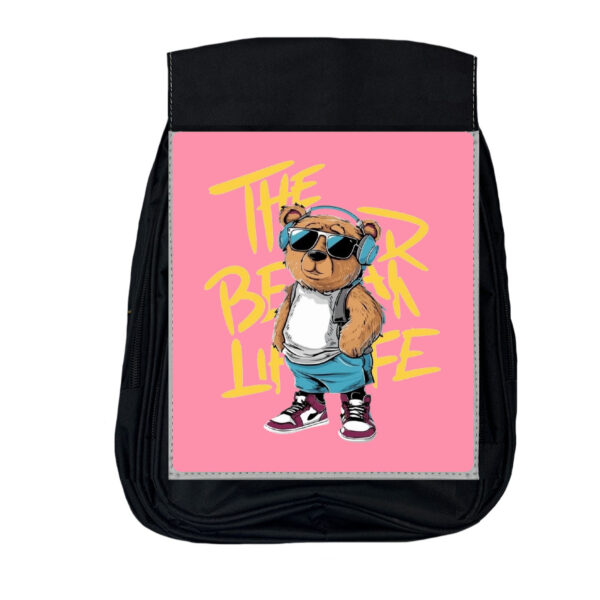 کوله پشتی مدرسه مدل تدی هدفون