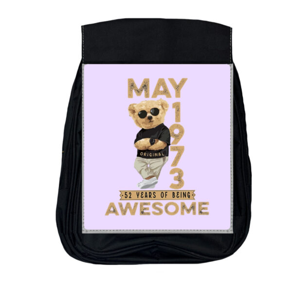 کوله پشتی مدل تدی عینک دودی