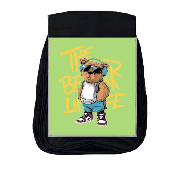 کوله پشتی مدرسه مدل تدی هدفون