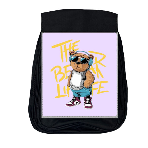 کوله پشتی مدرسه مدل تدی هدفون