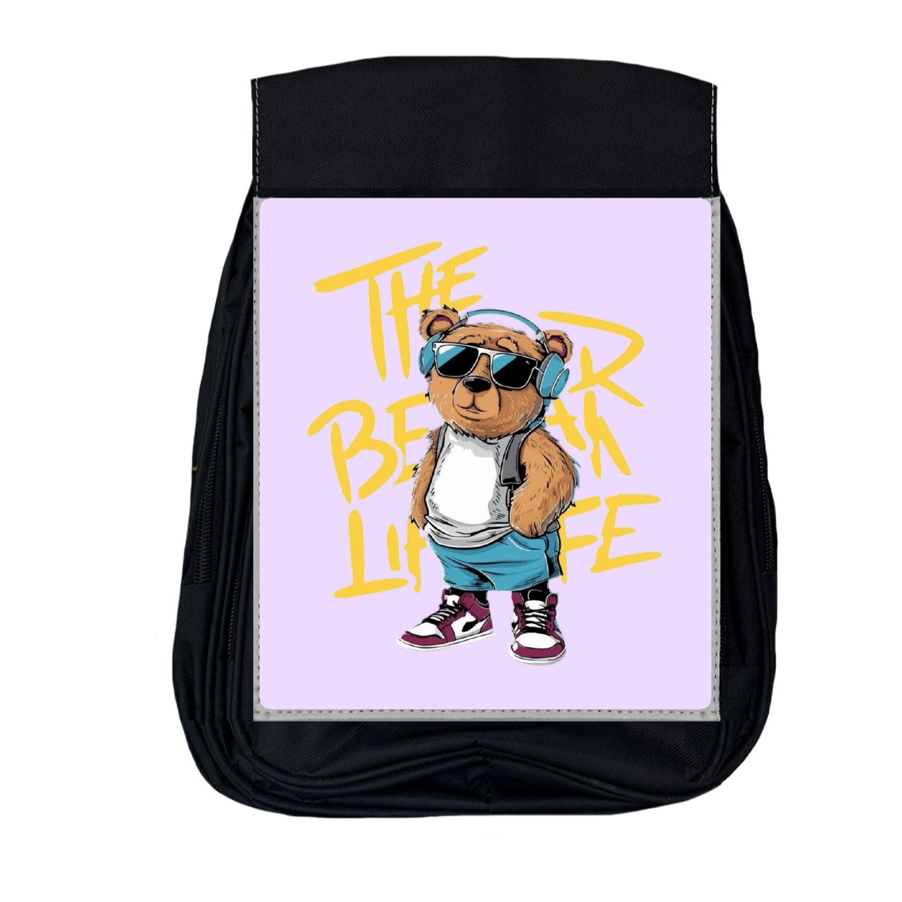 کوله پشتی مدرسه مدل تدی هدفون کوله پشتی مدرسه مدل تدی هدفون