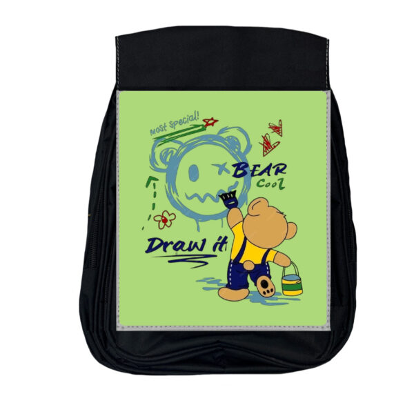 کوله پشتی مدل تدی نقاش