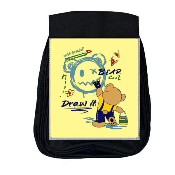 کوله پشتی مدل تدی نقاش