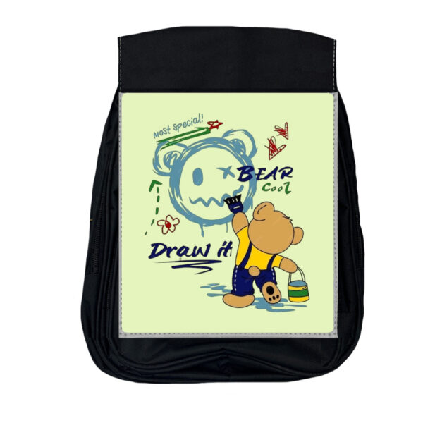 کوله پشتی مدل تدی نقاش