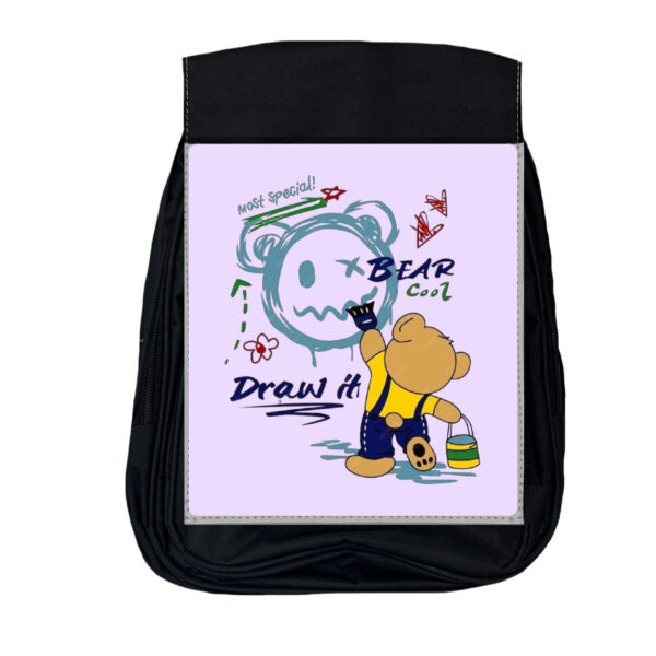 کوله پشتی مدل تدی نقاش