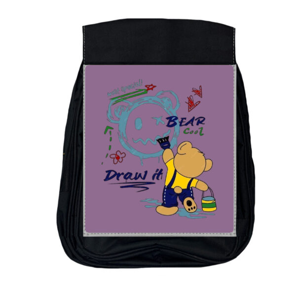 کوله پشتی مدل تدی نقاش