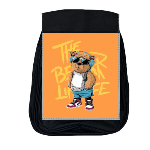 کوله پشتی مدرسه مدل تدی هدفون