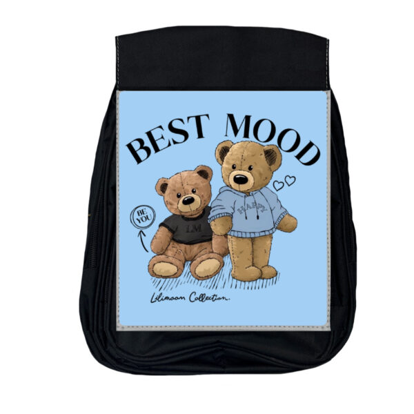 کوله پشتی مدرسه مدل تدی و نوشته