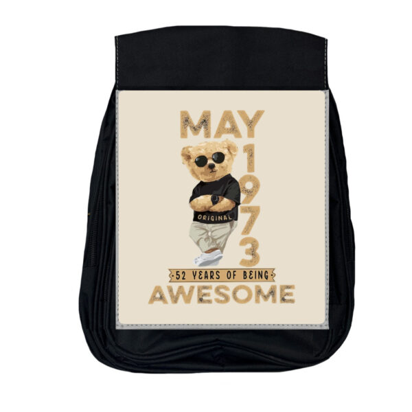 کوله پشتی مدل تدی عینک دودی