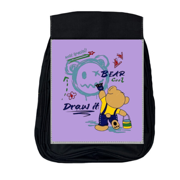 کوله پشتی مدل تدی نقاش