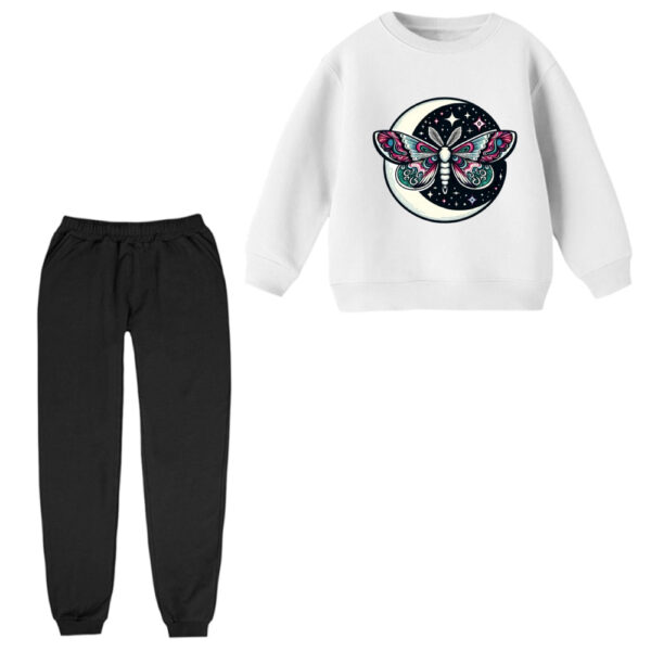 ست سویشرت و شلوار راحتی بچگانه مدل پروانه