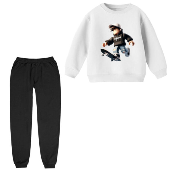 ست سویشرت و شلوار راحتی بچگانه مدل روبلاکس کد 3