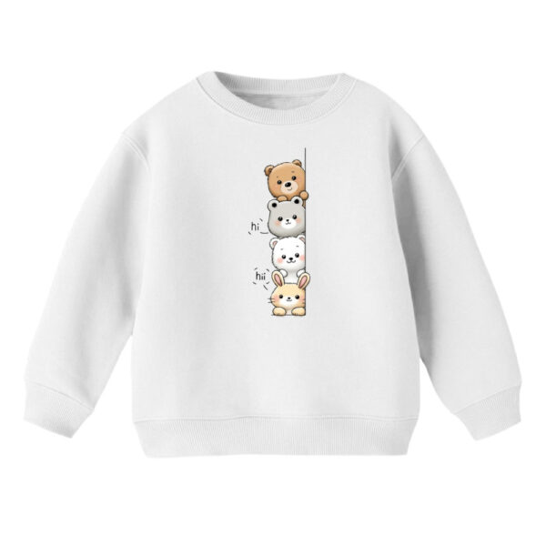 سویشرت بچگانه مدل صف حیوانات