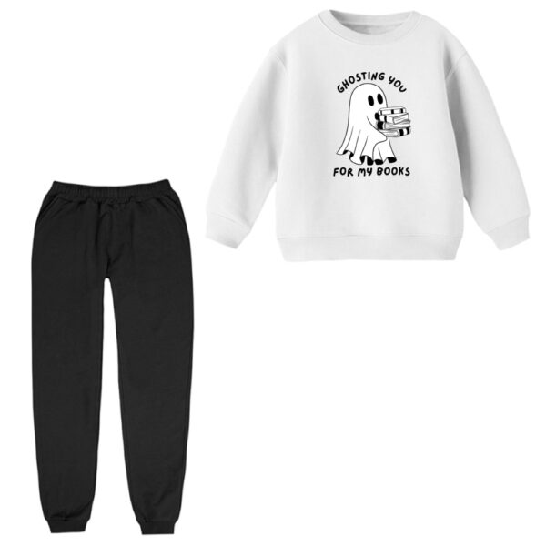 ست سویشرت و شلوار راحتی بچگانه مدل روح و کتاب