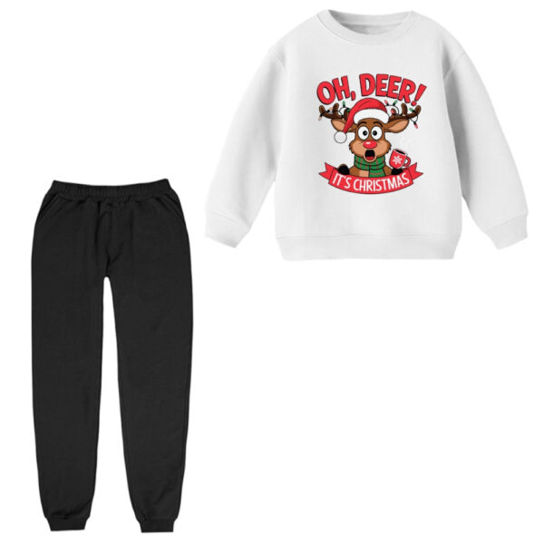 ست سویشرت و شلوار راحتی بچگانه مدل کریسمسی 20