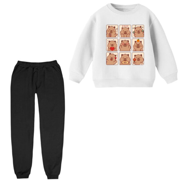 ست سویشرت و شلوار راحتی بچگانه مدل تنبل بامزه