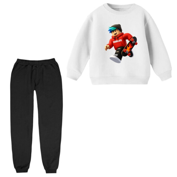 ست سویشرت و شلوار راحتی بچگانه مدل روبلاکس کد 1