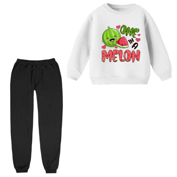 ست سویشرت و شلوار راحتی بچگانه مدل یلدایی 009