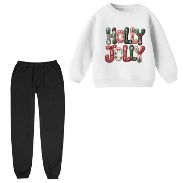 ست سویشرت و شلوار راحتی بچگانه مدل کریسمسی 11