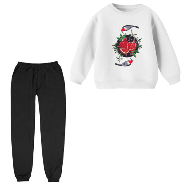 ست سویشرت و شلوار راحتی بچگانه مدل یلدایی 003