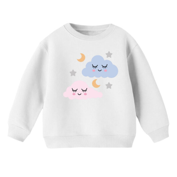 سویشرت بچگانه مدل ابر و ستاره