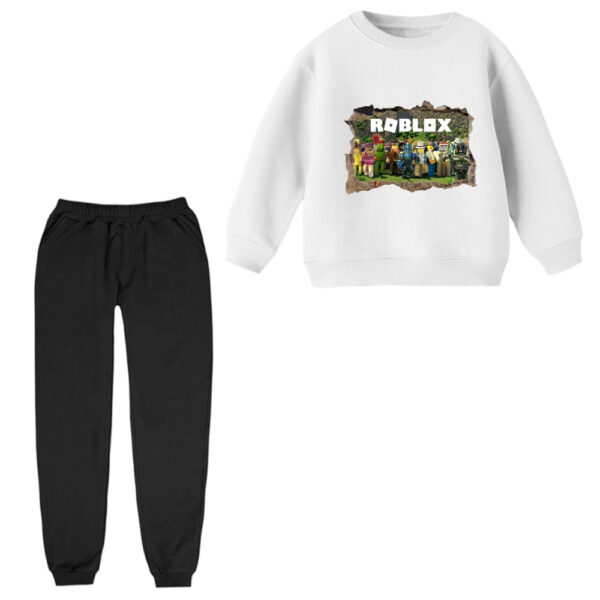 ست سویشرت و شلوار راحتی بچگانه مدل روبلاکس کد 2