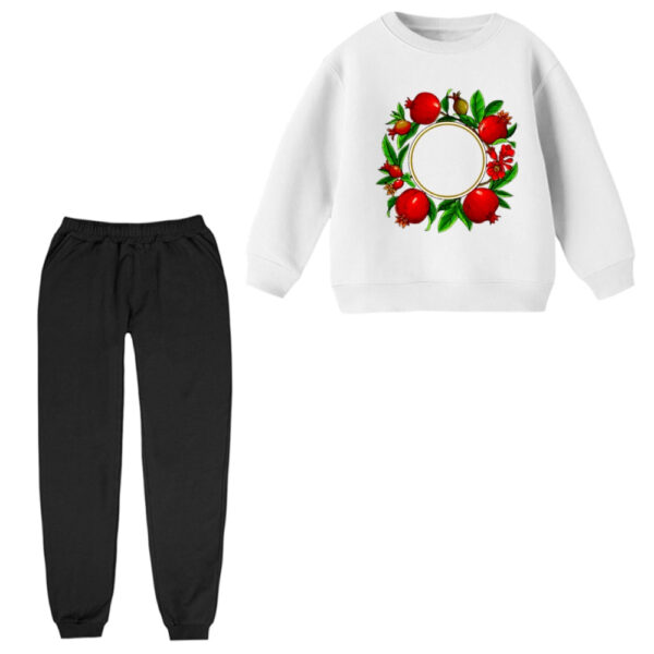 ست سویشرت و شلوار راحتی بچگانه مدل یلدایی کد 08