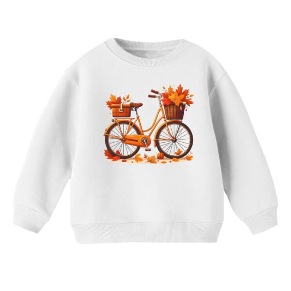 سویشرت بچگانه مدل دوچرخه پاییزی