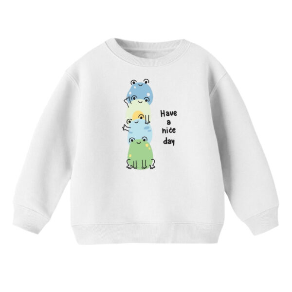 سویشرت بچگانه مدل صف قورباغه ها