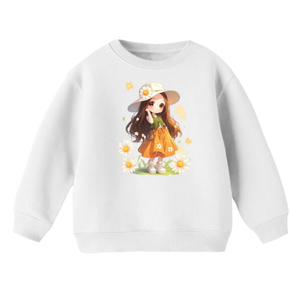 سویشرت بچگانه مدل دخترک مو بلند