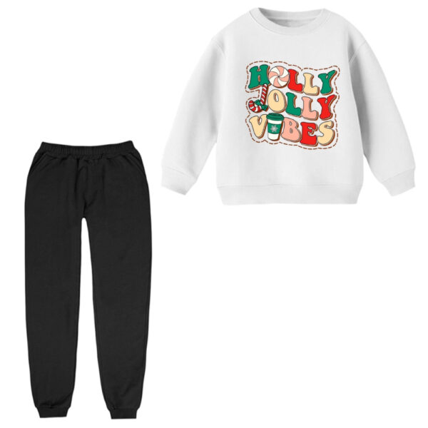 ست سویشرت و شلوار راحتی بچگانه مدل کریسمسی 21