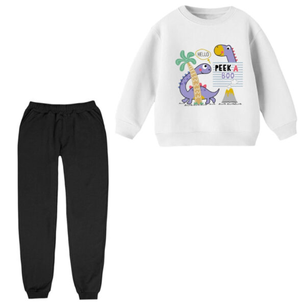 ست سویشرت و شلوار راحتی بچگانه مدل boo