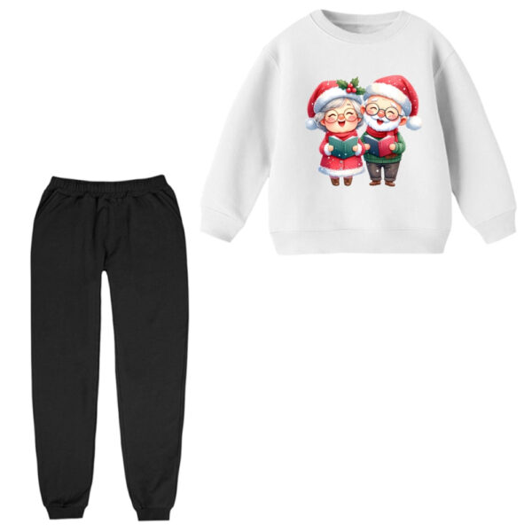 ست سویشرت و شلوار راحتی بچگانه مدل کریسمسی 010