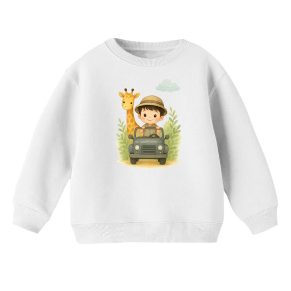 سویشرت بچگانه مدل پسرک و زرافه