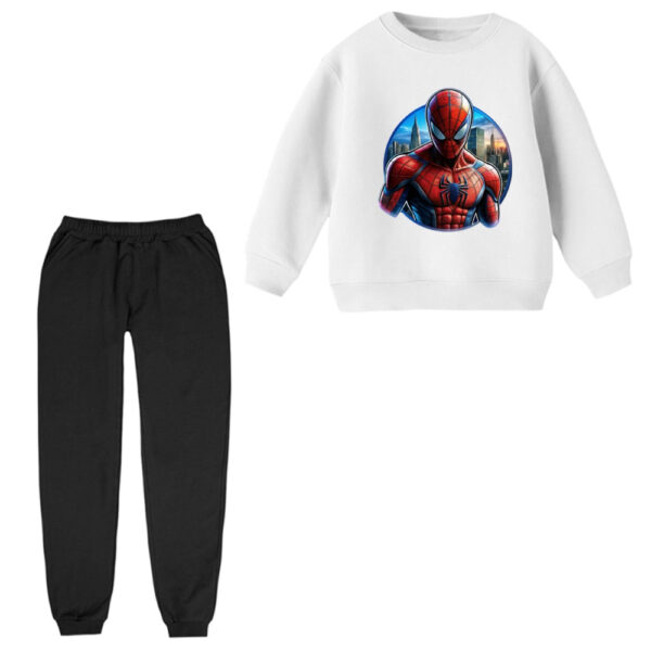 ست سویشرت و شلوار راحتی بچگانه مدل اسپایدرمن کد 01
