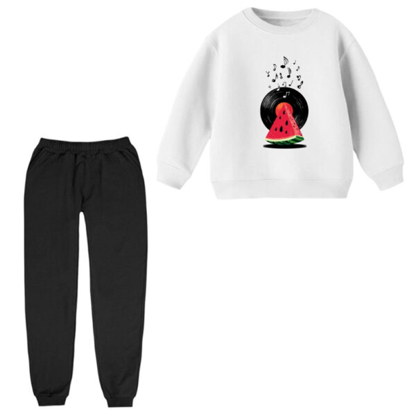 ست سویشرت و شلوار راحتی بچگانه مدل یلدایی 002