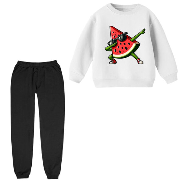 ست سویشرت و شلوار راحتی بچگانه مدل یلدایی 001