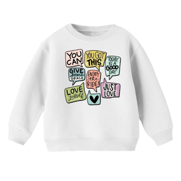 سویشرت بچگانه مدل پازل نوشته