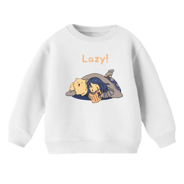 سویشرت بچگانه مدل دختر تنبل