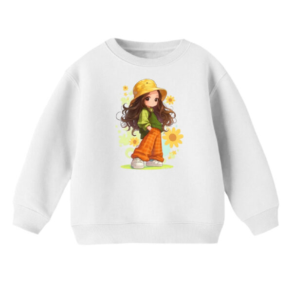 سویشرت بچگانه مدل نقاشی دخترک