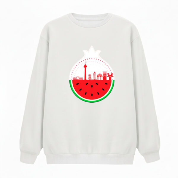 سویشرت زنانه مدل هندوانه یلدایی کد v13