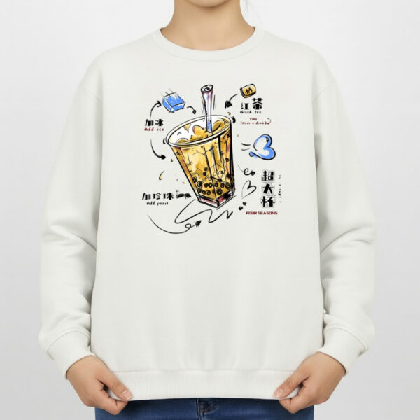 سویشرت زنانه مدل لیوان قهوه کد v20