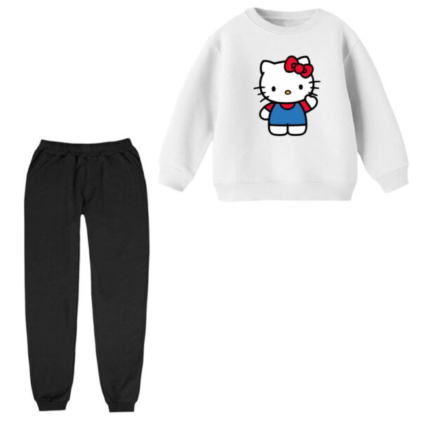 ست سویشرت و شلوار راحتی بچگانه مدل کیتی کد ۳