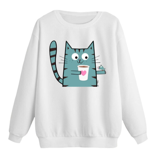 سویشرت زنانه مدل گربه کد p11