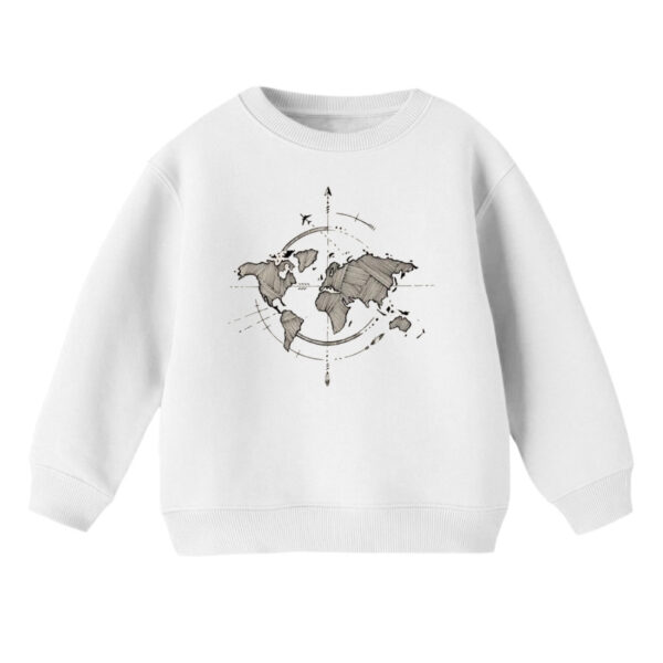 سویشرت بچگانه مدل نقشه جهان