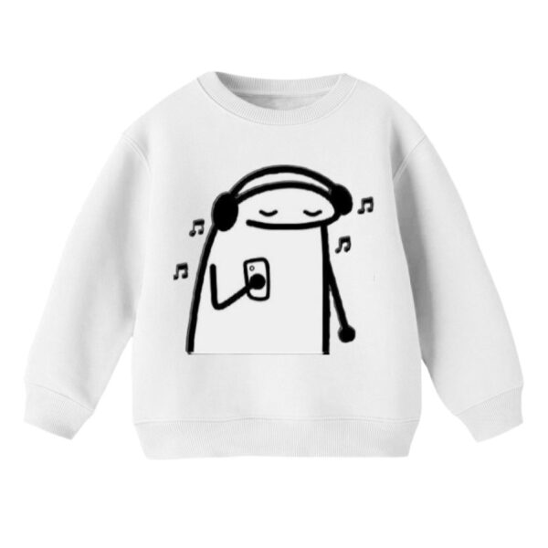 سویشرت بچگانه مدل استیکر و موزیک