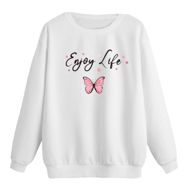 سویشرت زنانه مدل لذت از زندگی کد p1