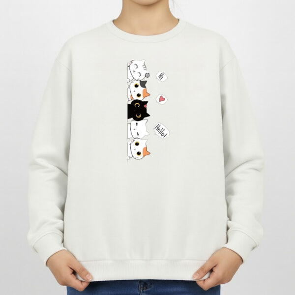 سویشرت زنانه مدل گربه کد v11