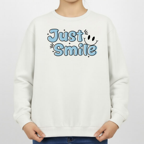 سویشرت زنانه مدل فقط لبخند کد v1